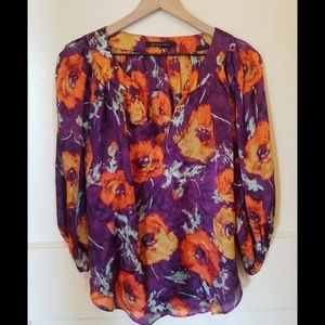 Black Halo Silk Top